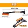 Detachable Car Windshield Snow Sweeping Brush 2 In1 Snow Removal Brush  Car Cleaning Tools