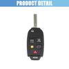 Remote Control Key Housing 5 Buttons for Volvo XC90 V70