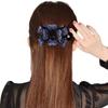 U-shape Flower Crystal Hairpins Zircon Women Duckbill Clip Rhinestone Flower Hair Clip  Wash Face