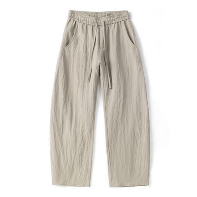 Machete Broek Heren Cool Effen Kleur Verticaal Sneldrogend Dunne Casual Broek
