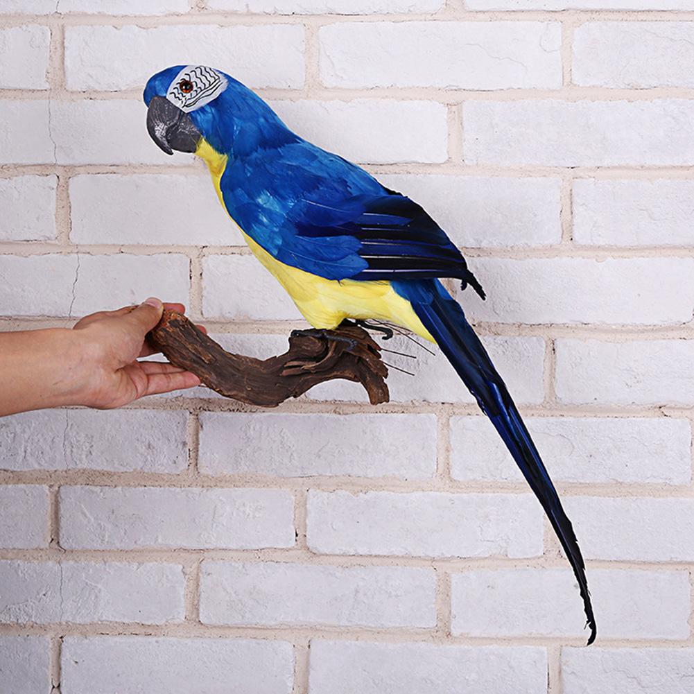Artificial Parrot Shop Window Photography Christmas Party Simulation Fake