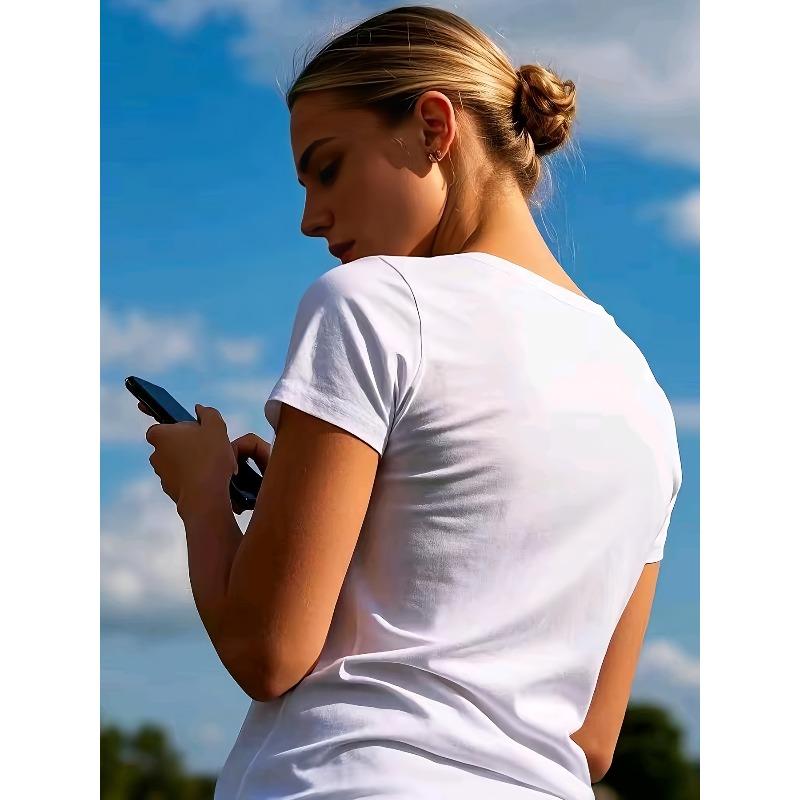 European Size European Size Lazy - Style Brown Short - Sleeve T - Shirt | Leopard - Print Flower Patchwork A Must - Have For Relaxed Outfits