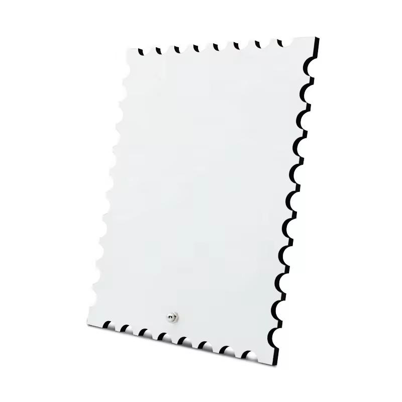 BT-01 Cheap Price Sublimation MDF Photo Frame Personalized Printed Wood Board Frame Wall (White,17x20x0.5cm) белый