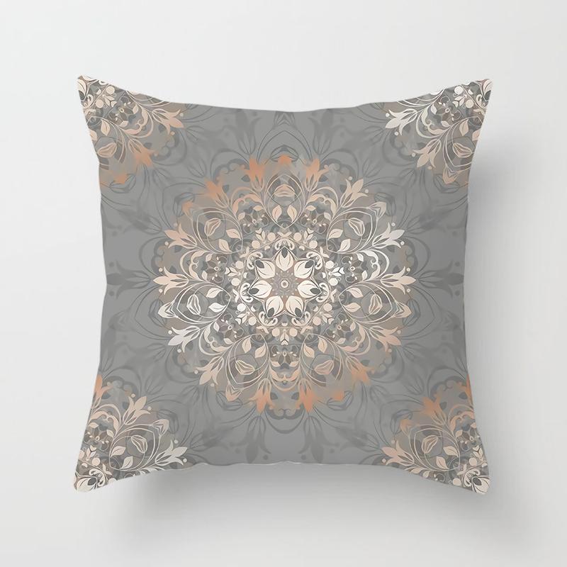 45x45cm Geometric Printed Pattern Pillowcase for Home Living Room Sofa Bedroom Decoration Cushion Cover