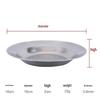 Supercloud 304 Stainless Steel Round Serving Plates