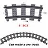 Urban Traffic Train Track Assembly Building Blocks: Branch Tracks Straight Tracks Curved Tracks Flexible Tracks-Boys' Toy Gift