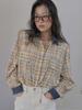 Endieiseutyudio Denim Point Check Shirt