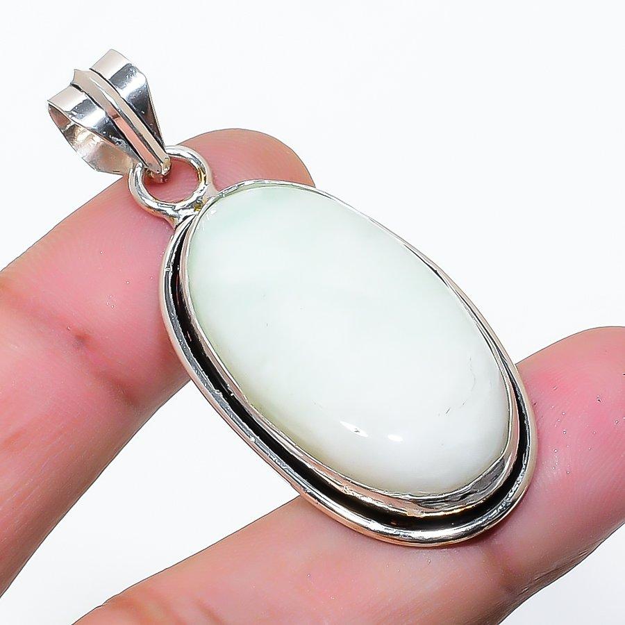 Natural Moonstone Gemstone Handmade 925 Sterling Silver Pendant 1.89 AP-14807