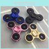 Tri-spinner Premium en Alliage d'Aluminium Roulement Silencieux Métal Jouet Fidget Anti-Stress