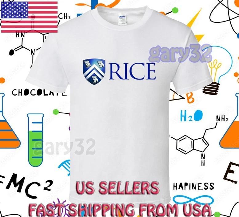 NEW SHIRT RICE UNIVERSITY RACING LOGO T shirt FUNNY USA SIZE S-5XL 3XL