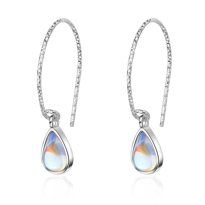 

Оригинальные серебряные серьги с подвесками из полудрагоценных камней от Lindon серебряный