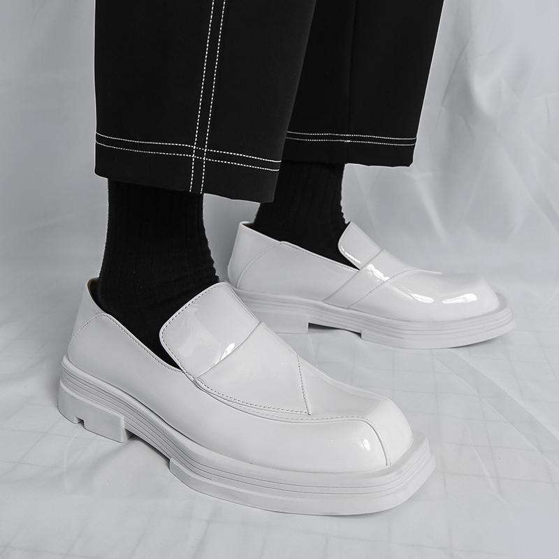 Fashion Fashionable and Cool Travel Men's Leather Shoes Quality Thick Soled Soft and Comfortable Loafers Men's Leather Shoe Sizes 39-46