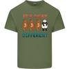 Panda Bear LGBT Its Okay to Be Different Unisexs Light Cotton TShirt
