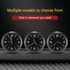 Car Sticker 1pcs Car Center Console Air Conditioner Quartz Luminous Clock Watch For Mercedes Benz A C E S G Class GLC CLE CLA GL
