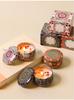 Ethnic Style Dried Flower Aroma Candle Set - Long-lasting, Smokeless Home Souvenir Gift