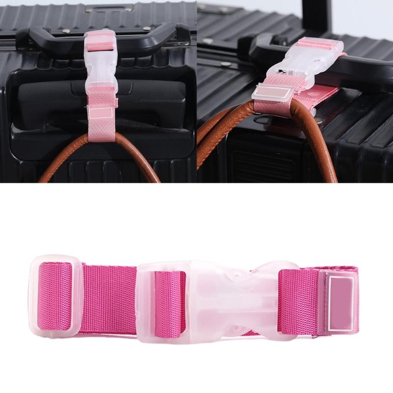 Nylon Suitcase Strap for Secure Attachments Adjustable Luggage Strap for Multiple Use In Daily and Outdoor Travel 10PCS