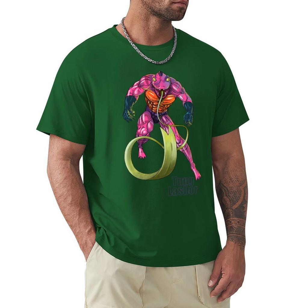Tung Lashor T-Shirt Kawaii Clothes Shirts Graphic Tees Street Wear Oversized Graphic Tee Plain White T Shirts Men