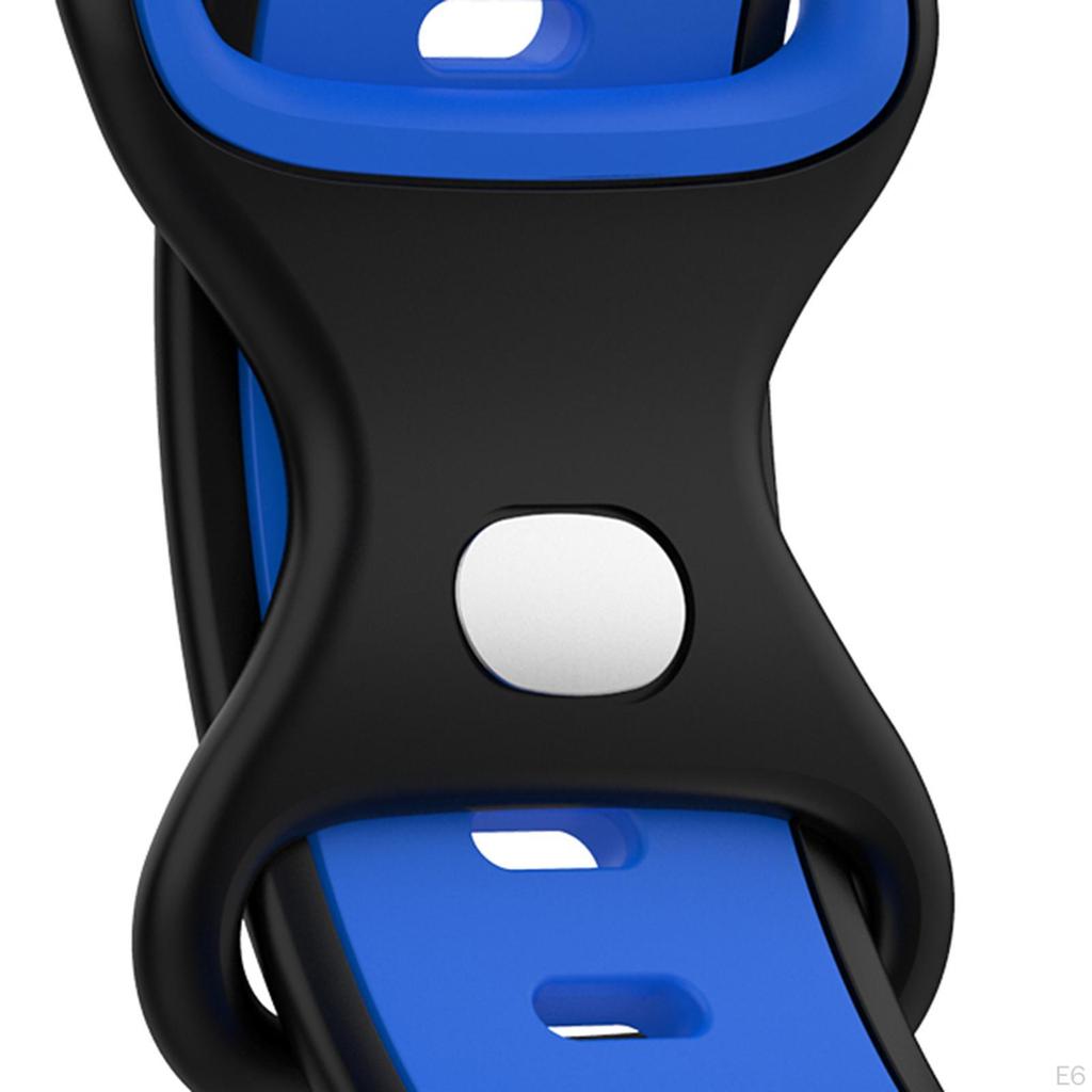 Bands Soft Silicone Band For Fitbit charge5 smart watch Strap Blue