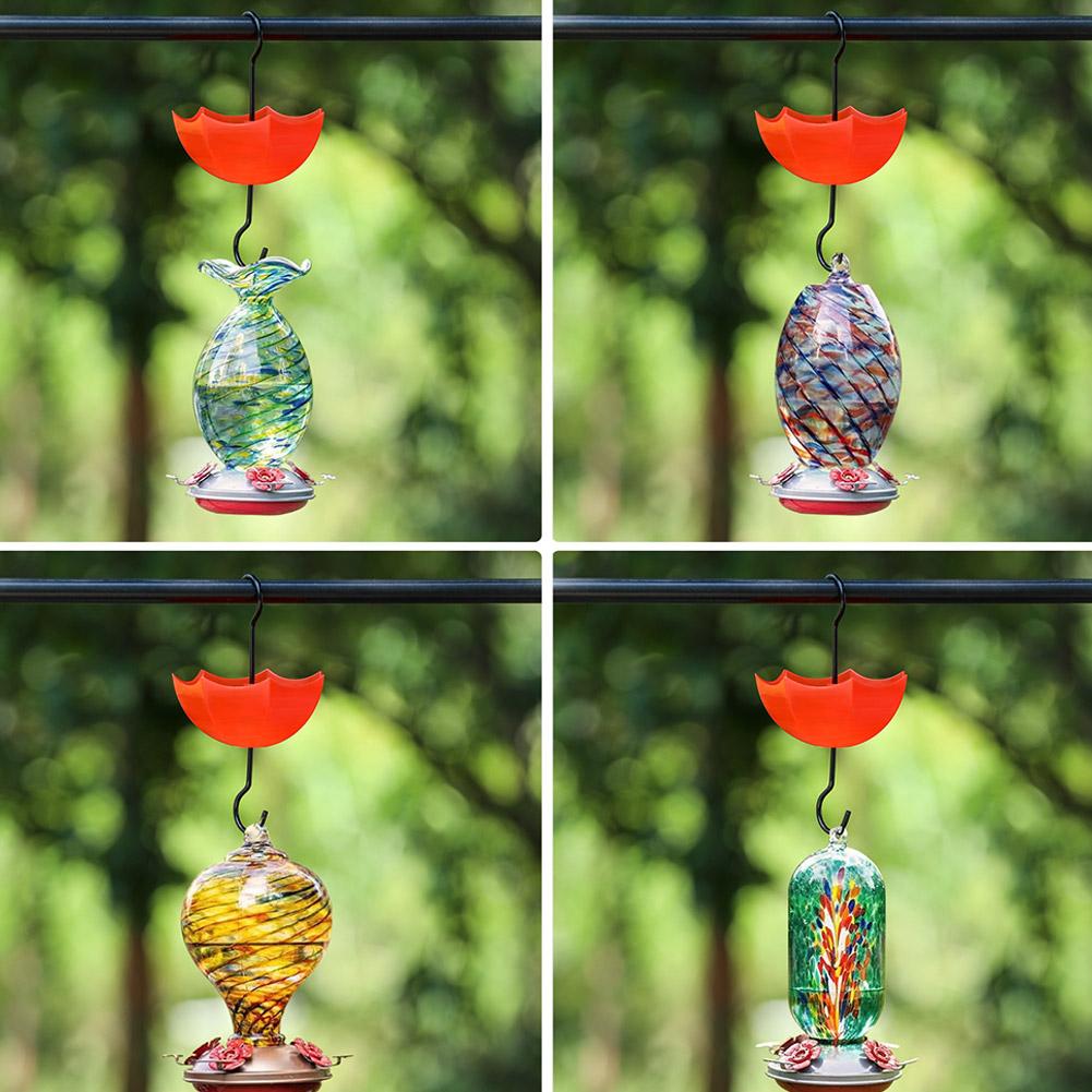 Hummingbird Feeders for Outdoors Hanging Easy To Clean and Refill ,Humming Bird Feeder with Perch and Built-in Ant Moat