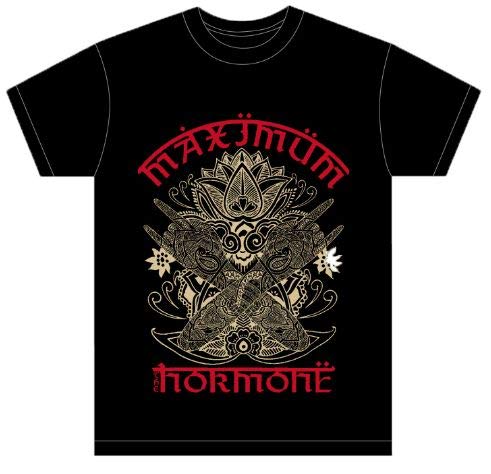 Официальный мерч Maximum the Hormone Азиатская метал-поза Футболка XL