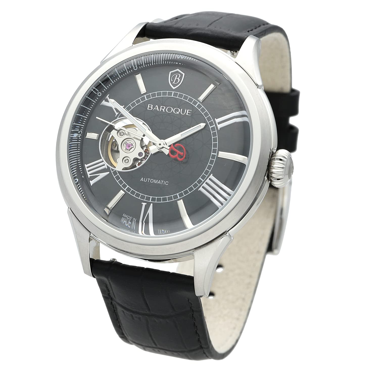 

[Барокко] Часы BAROQUE Black Pearl of Pearl Watch Brand Watch MADE IN JAPAN SERIES BA3004S-60BK Мужские Джентльменские Автоматический Подзавод