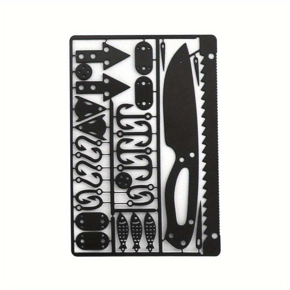 Outdoor Multi-purpose Stainless Steel Tool Card Trap Fish Hook/ Outdoor Camping Tool