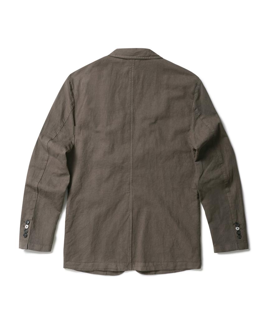 Henry Cottons Linen Blend Garment Dyed Jacket_Ahjam25311Brx