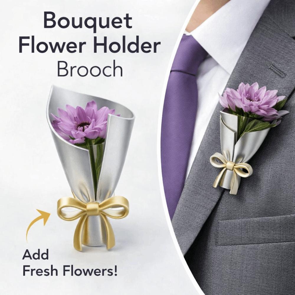 Vintage Wearable Flower Brooches Mini Fashion Bouquet Clips Clothing Bouquet Clips  Wedding Party