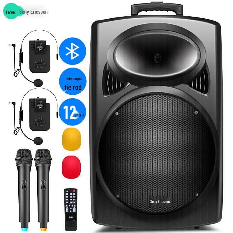 Soaiy SA-X36 12-inch Bluetooth Portable PA Speaker