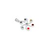 Sterling Silver 7 Chakra Gemstone Pendant: Healing Jewelry