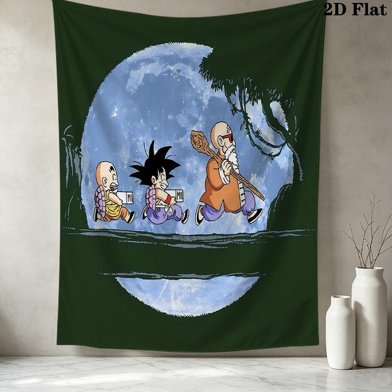 Dragon Ball Super Wall Tapestry Aesthetic Wall Hanging Printed Fabric Blanket Decorative Tapestries For Bedroom Living Room Home Decor