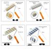 Zhi Shi 9-inch Long-Haired Paint Roller Brush Set