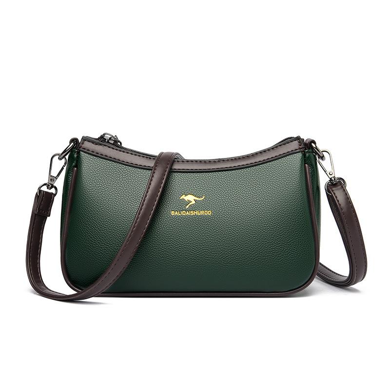 

Модная женская сумка через плечо в европейском и американском стиле, модная женская сумка через плечо с яркими цветами, однотонная женская сумка из мягкой кожи