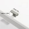 Zinc Alloy Handles for Furniture Minimalism Handles for Cabinets and Drawers Bedroom Wardrobe Cabinet Door Shoe Cabinets Pulls