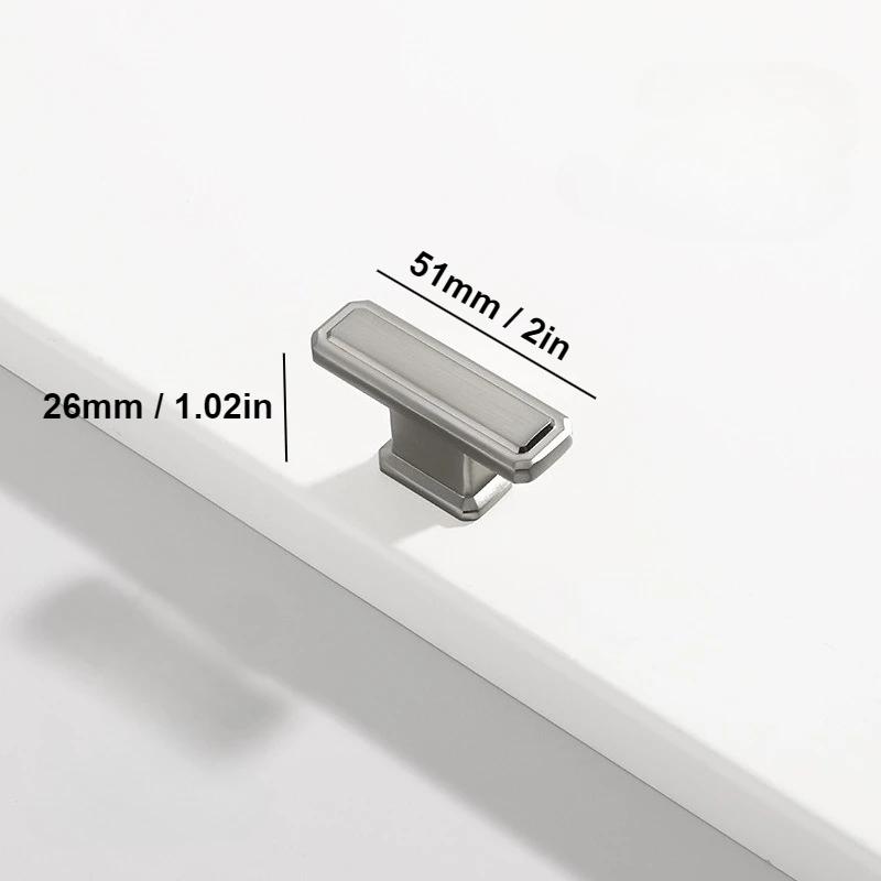 Zinc Alloy Handles for Furniture Minimalism Handles for Cabinets and Drawers Bedroom Wardrobe Cabinet Door Shoe Cabinets Pulls