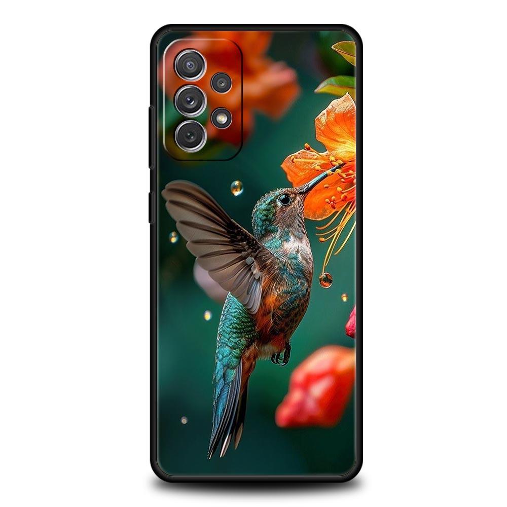 Hummingbird Phone Case For Samsung Galaxy A17 A07 A55 A35 A25 A15 A05s A33 5G A31 A23 A21s A13 A41 A73 A53 A51 A71 A03 S10 Cover