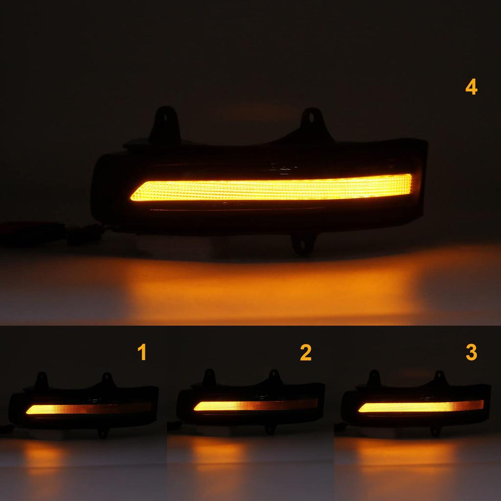 hotimp Toyota compatible 200 series Land Cruiser 150 series Land Cruiser Prado LED flowing door mirror sequential turn signal smoke lens specification