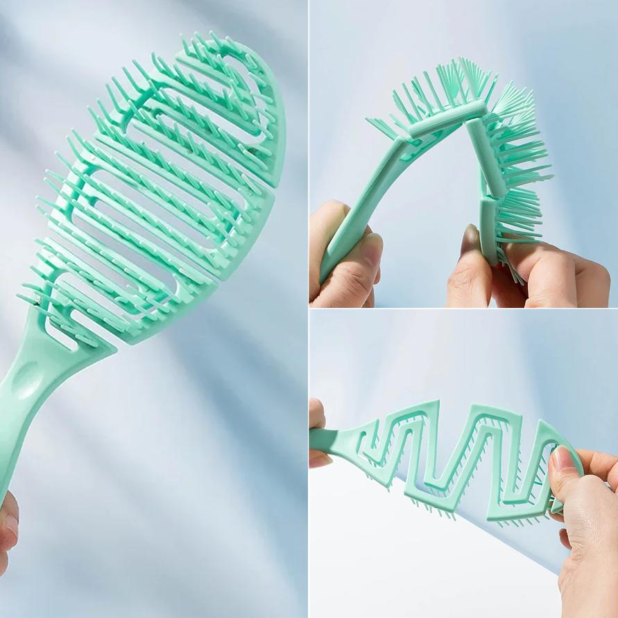 Scalp Massage Hollow Out Air Cushion Styling Comb Women Hair Scalp Massage Brush Hollowing Out Home Salon DIY Combs Hairdressing