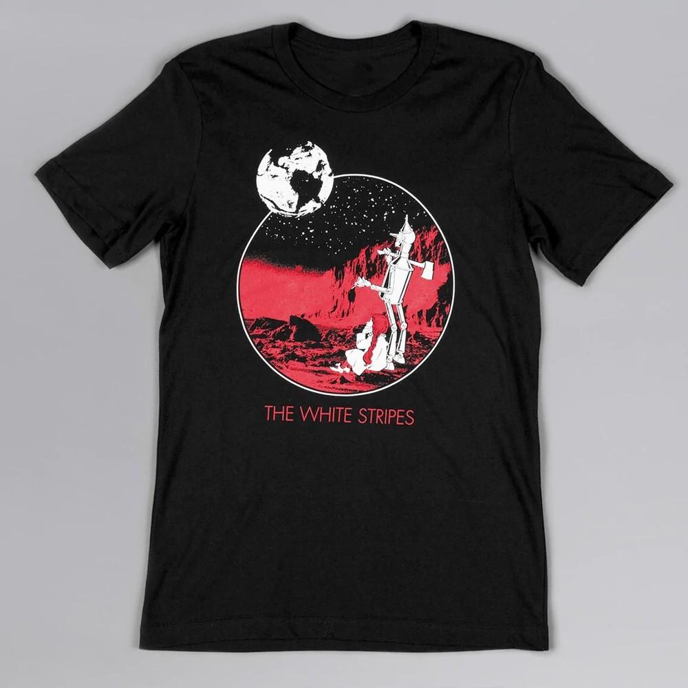 Merry Christmas The White Stripes Band Tour Unisex Cotton T-Shirt   Co22.22 Unisex T-Shirt M