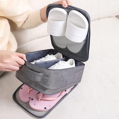 Fashion Oxford Cloth Shoe Storage Bags Waterproof Multi-function Travel Shoe Bag Hanging Large Capacity Shoe Organizer