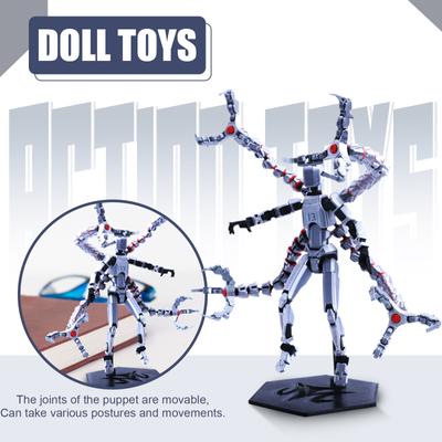 Κινητό σετ κούκλας, 3D Printed Titan Robot Mobile Doll, Posable Mobile Doll, Κατάλληλο για Συλλέκτες, Διακόσμηση επιφάνειας εργασίας