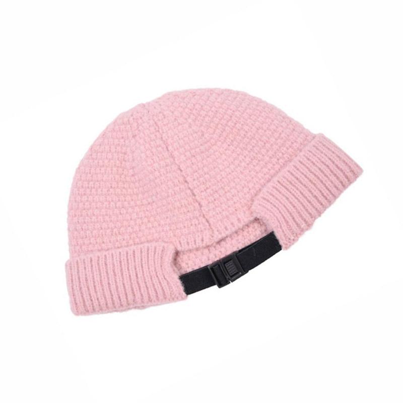 1PC Berretto da Teschio Caldo Berretto Invernale Cappellino da Baseball Hip Hop Fibra Acrilica Uomo Cappello Lavorato a Maglia Autunno Outdoor Berretto Piegato Morbido