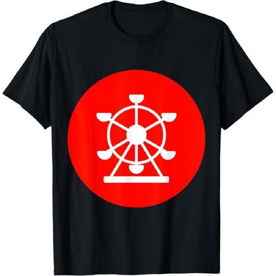 Ferris Wheel Ride Carnival Amusement Park T-Shirt(3)