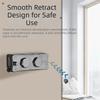 Heavy Duty Retractable Clothesline Adjustable Length Double Line Clothesline  Home Use
