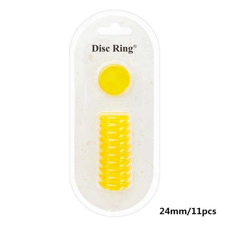 

11 шт. Кольца-диски для обложки на разъемных листах, кольца для переплета с грибовидными отверстиями, блокнот-дискбаунд, школьные и офисные принадлежности