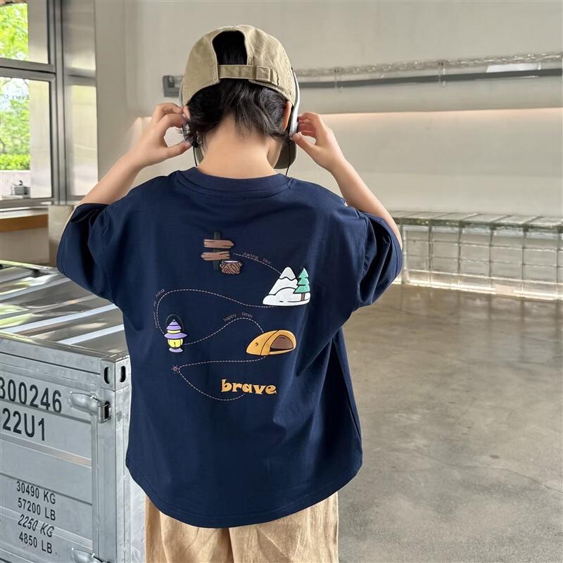 Boys' Summer Cotton Short Sleeve T-Shirt