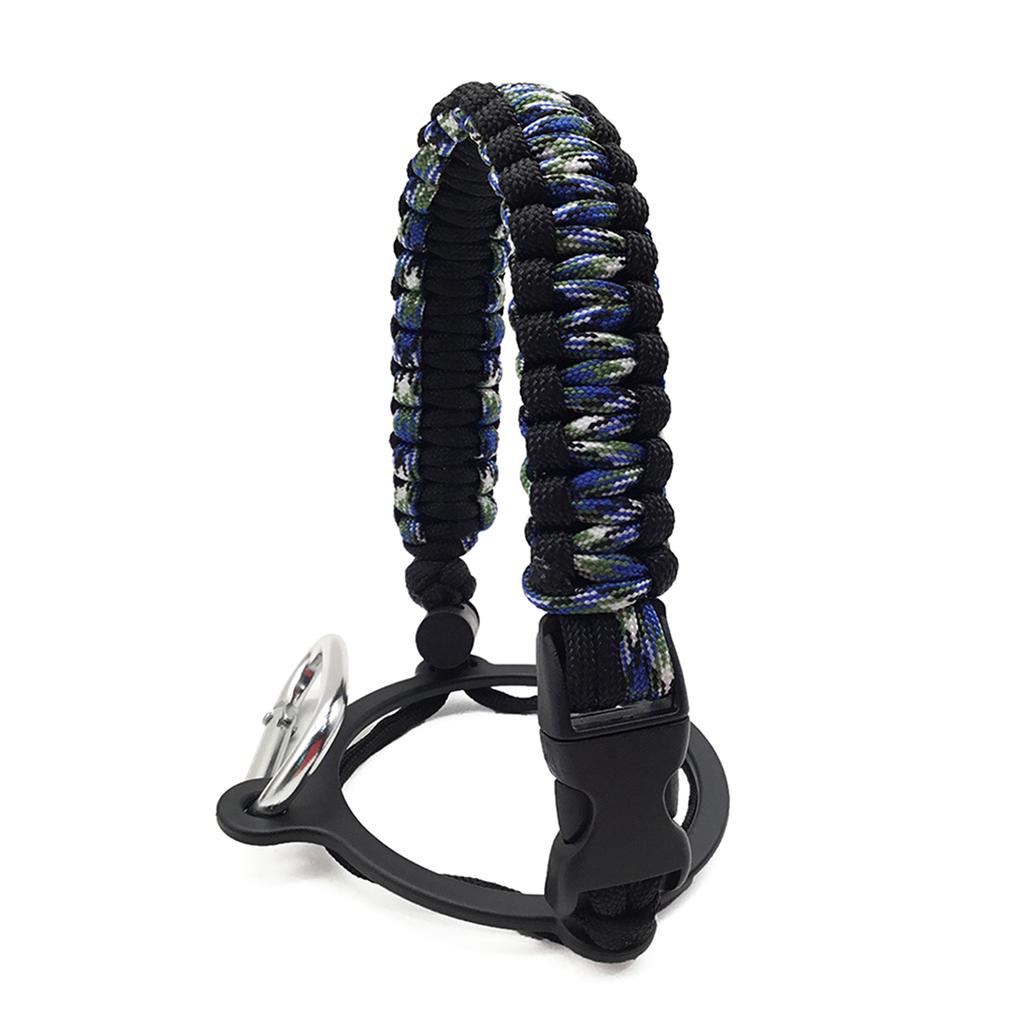 Trinkflaschenriemen Paracord Trinkflaschen-Tragegriff mit Sicherheitsringen und Karabiner für Hydro Flask Weithalsflasche