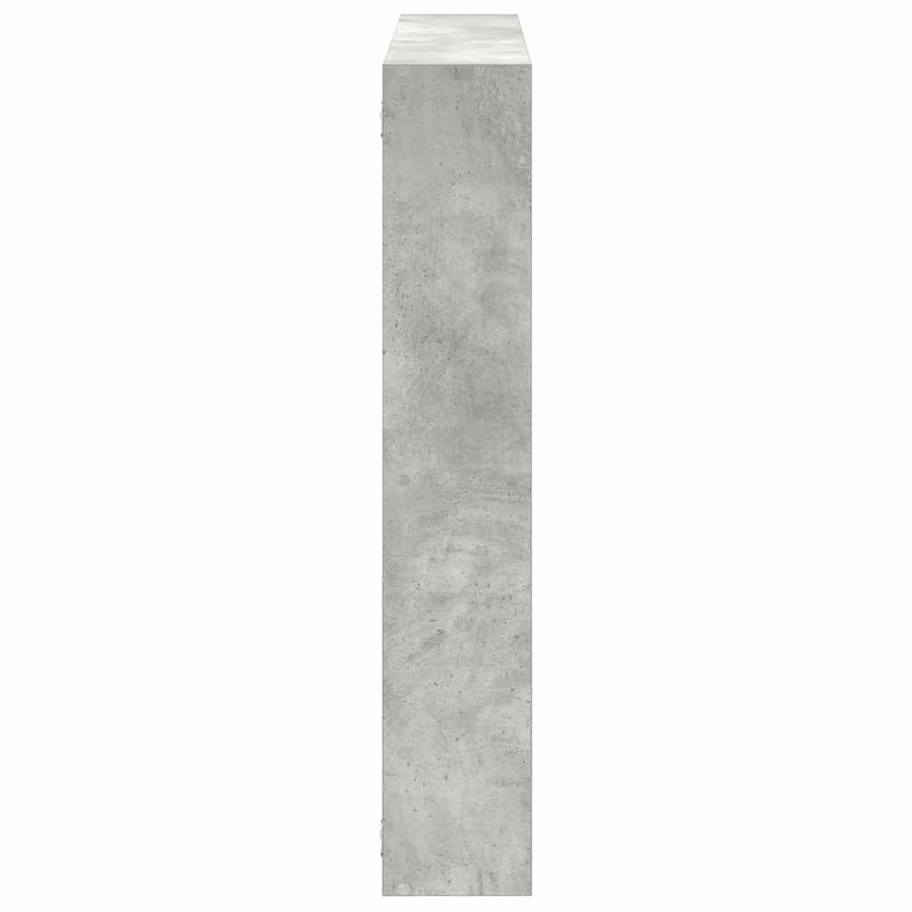Vidaxl Półka Ścienna Kostka, 7 Przegrodami, Szarość Betonu