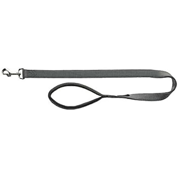 Laisse Pour Chien - DOG COPENHAGEN - Trixie - Nylon - Taille M/L - Couleur Gris