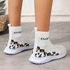New Designer Shoes for Women High-top Sock Sneakers Women Trendy Sports Shoes Women Mesh Breathable Jogging Walking Ladies Shoes